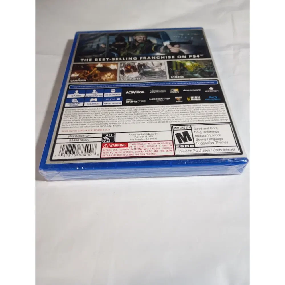 Call Of Duty Black Ops Cold War Game Sony Playstation 4 Brand New